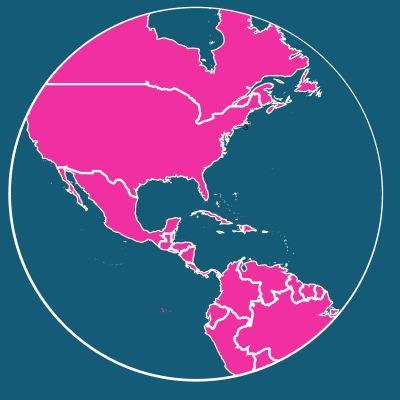 Kontinenty: Severní a Jižní Amerika