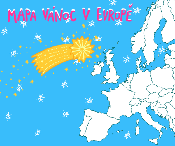 Hra: Mapa Vánoc v Evropě