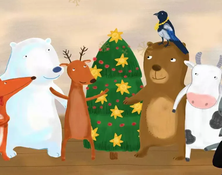 Pohádka: Vánoce a zvířátka