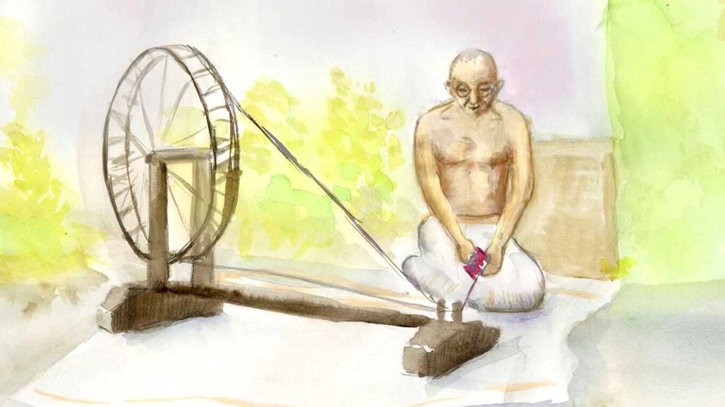 Mahátma Gándhí a Indie