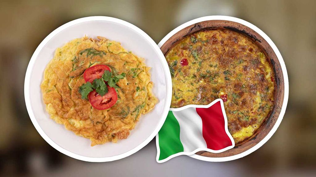 Omeleta s italským šarmem