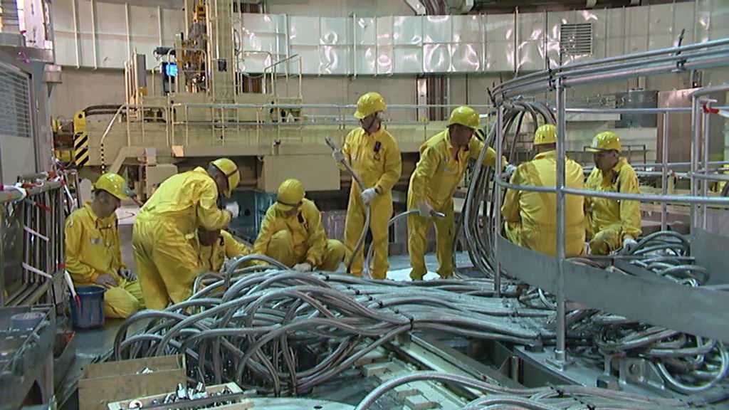 Práce v jaderné elektrárně Temelín
