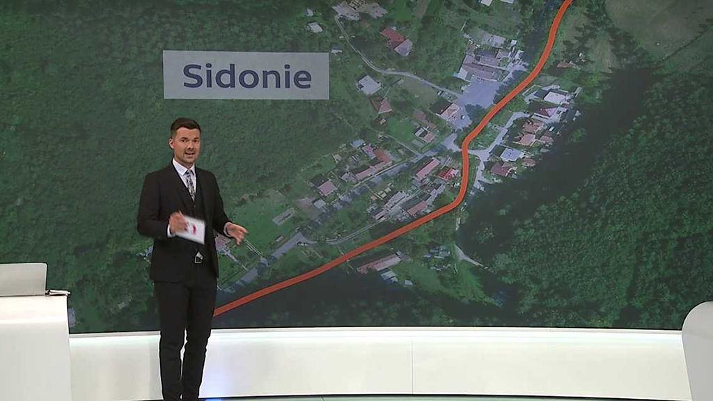 Vytyčení státní hranice při rozdělení Československa: Osada Sidonie
