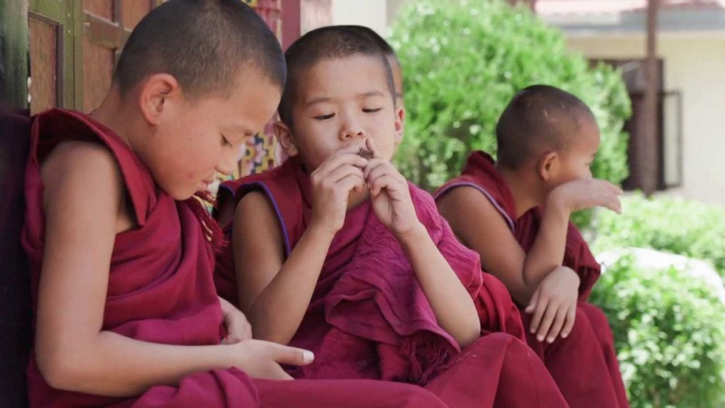 Nepál: Den v klášteře Manjushri Di-Chen