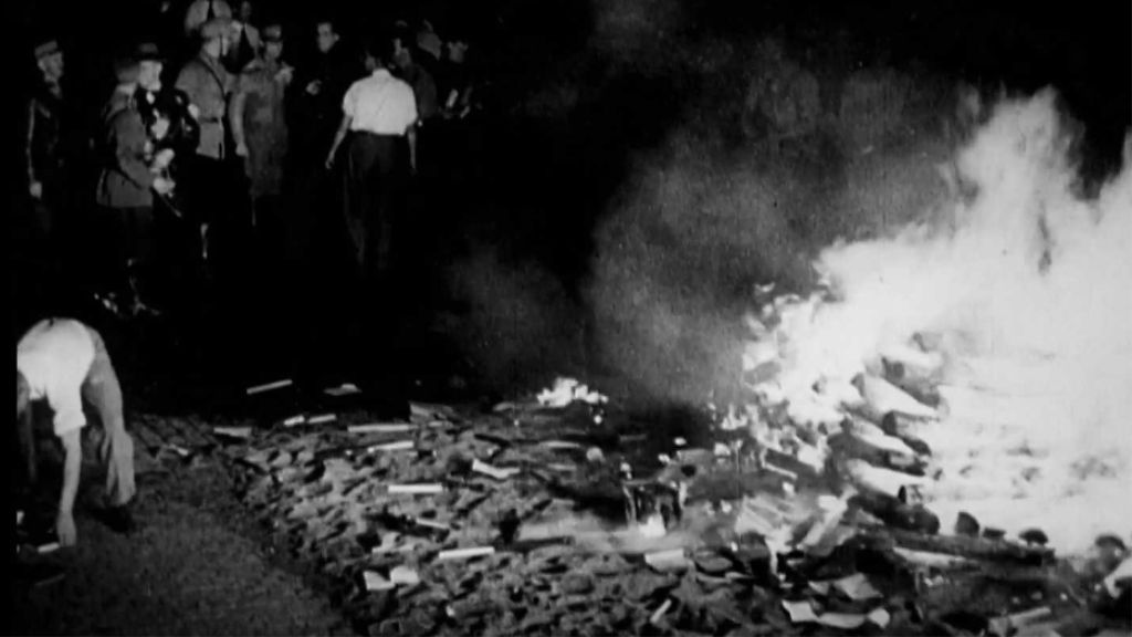 Nacistické pálení knih v roce 1933