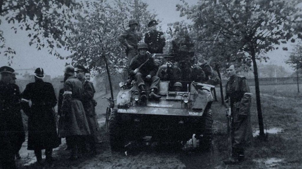 Příjezd amerických vojsk do Plzně v květnu 1945