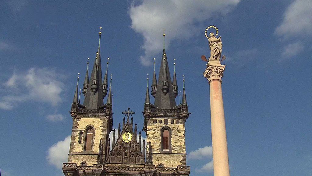 Mariánský sloup na Staroměstském náměstí