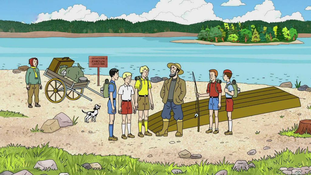 Rychlé šípy a tábor na ostrově