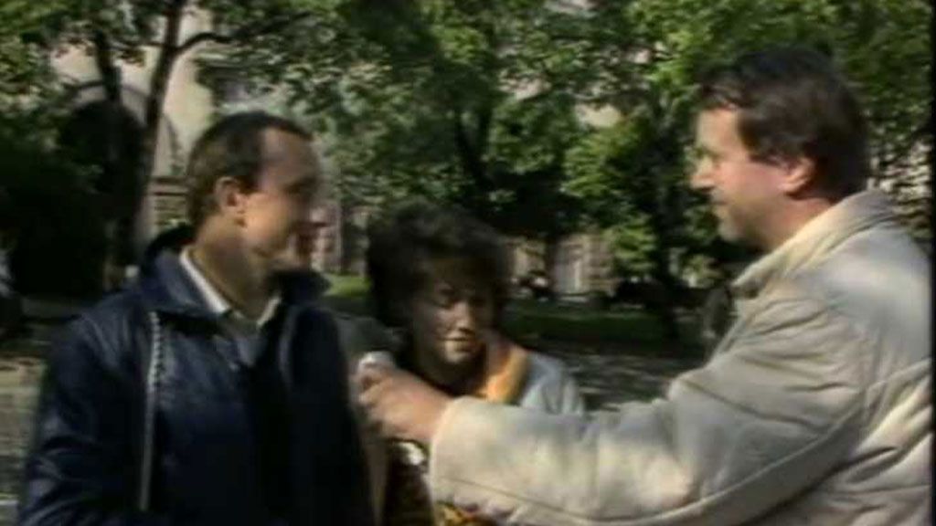 Anketa mezi obyvateli Kyjeva po výbuchu Černobylu