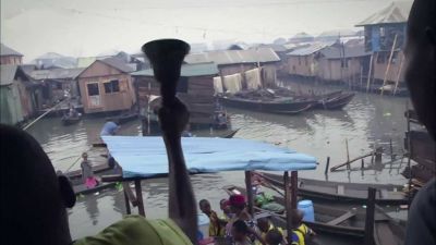 Lagoská chudinská čtvrť na vodě