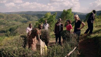 Sandra v Ugandě: Terasovitá pole