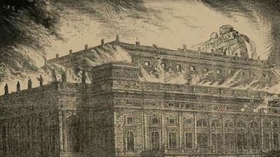 Požár Národního divadla