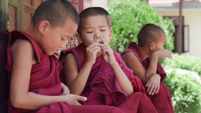 Nepál: Den v klášteře Manjushri Di-Chen