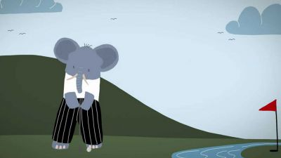 Sportovní pohádky: Jak se slon stal mistrem v golfu