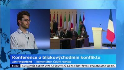 Světoví lídři v Paříži jednali o palestinské otázce