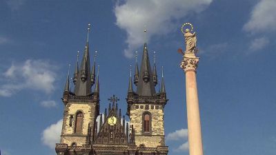 Mariánský sloup na Staroměstském náměstí
