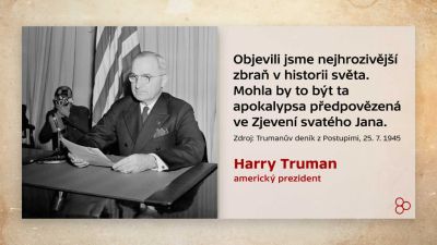 Reakce Trumana a Churchilla na první atomovou bombu