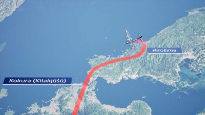 Průběh mise bombardování Nagasaki v roce 1945