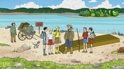 Rychlé šípy a tábor na ostrově