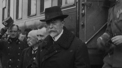 Příjezd T. G. Masaryka do Československa 21. 12. 1918