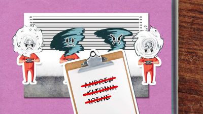 Proč dáváme hurikánům křestní jména?